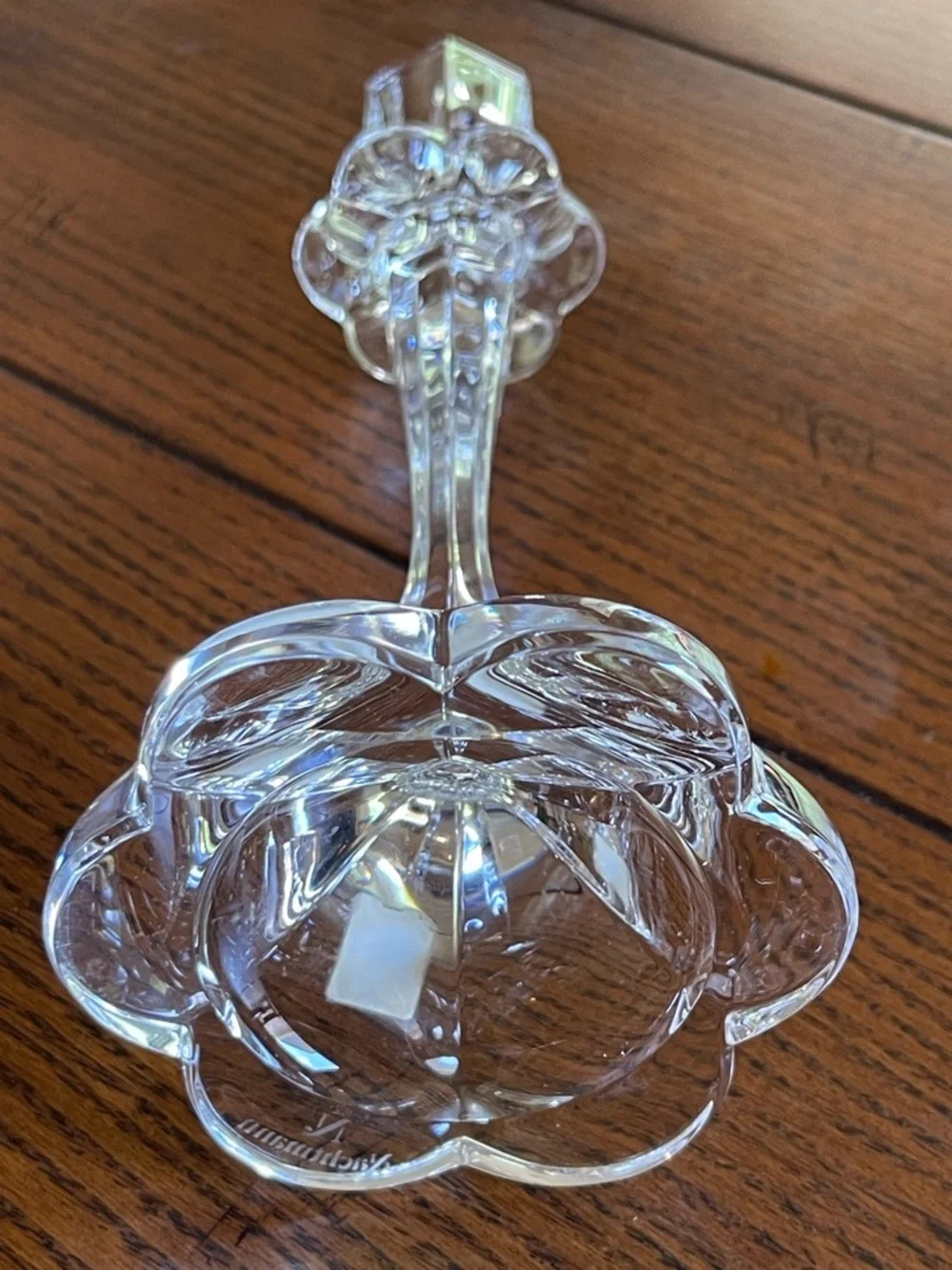 Nachtmann Crystal Petal Candle Holder Made In Germany Candlestick Holder Vintage